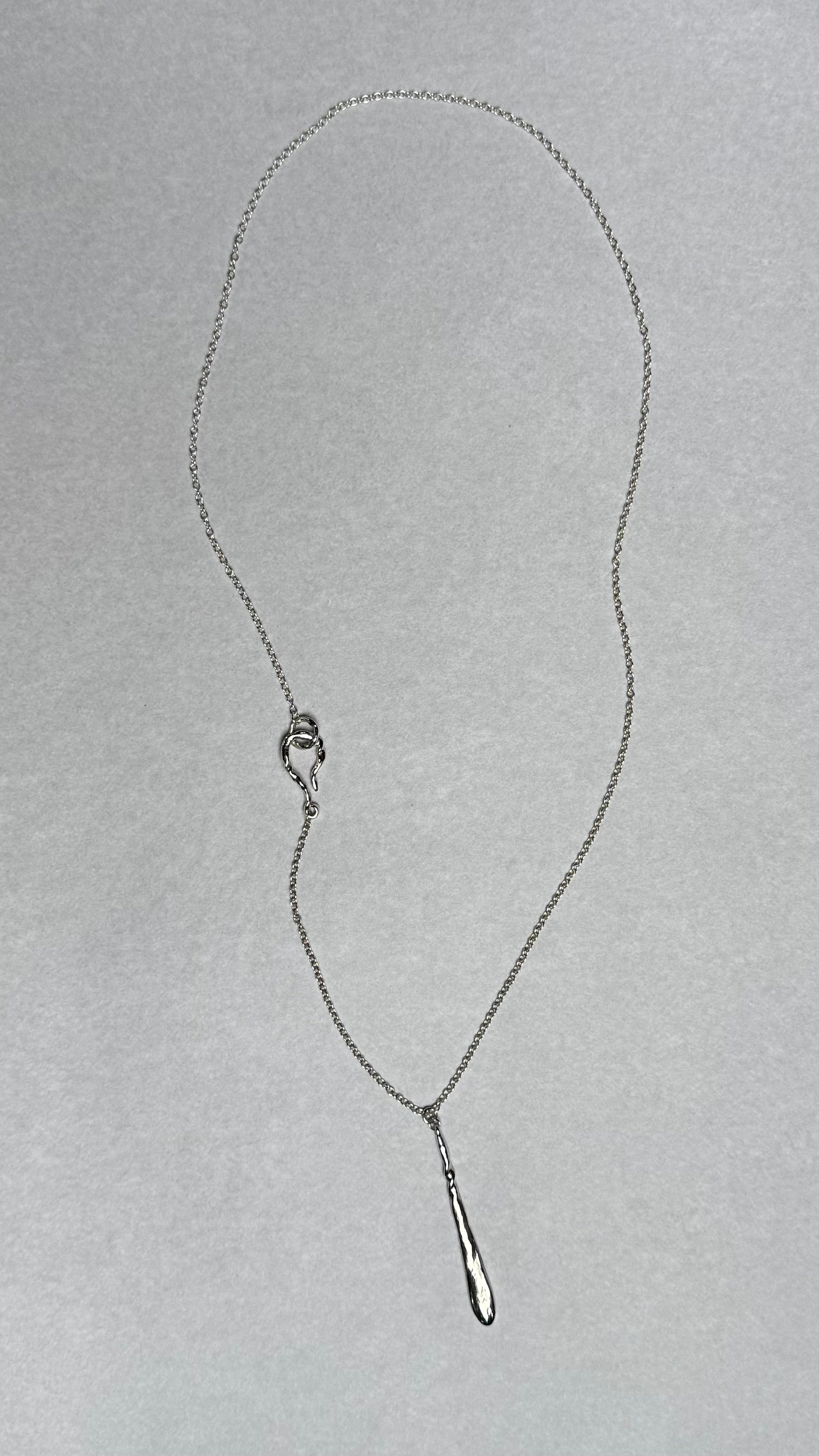 Necklace with drop pendant
