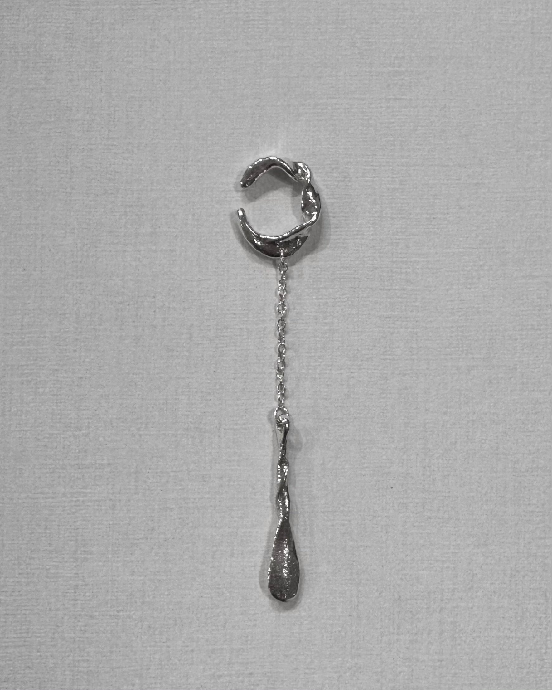 Signature ear cuff with drop